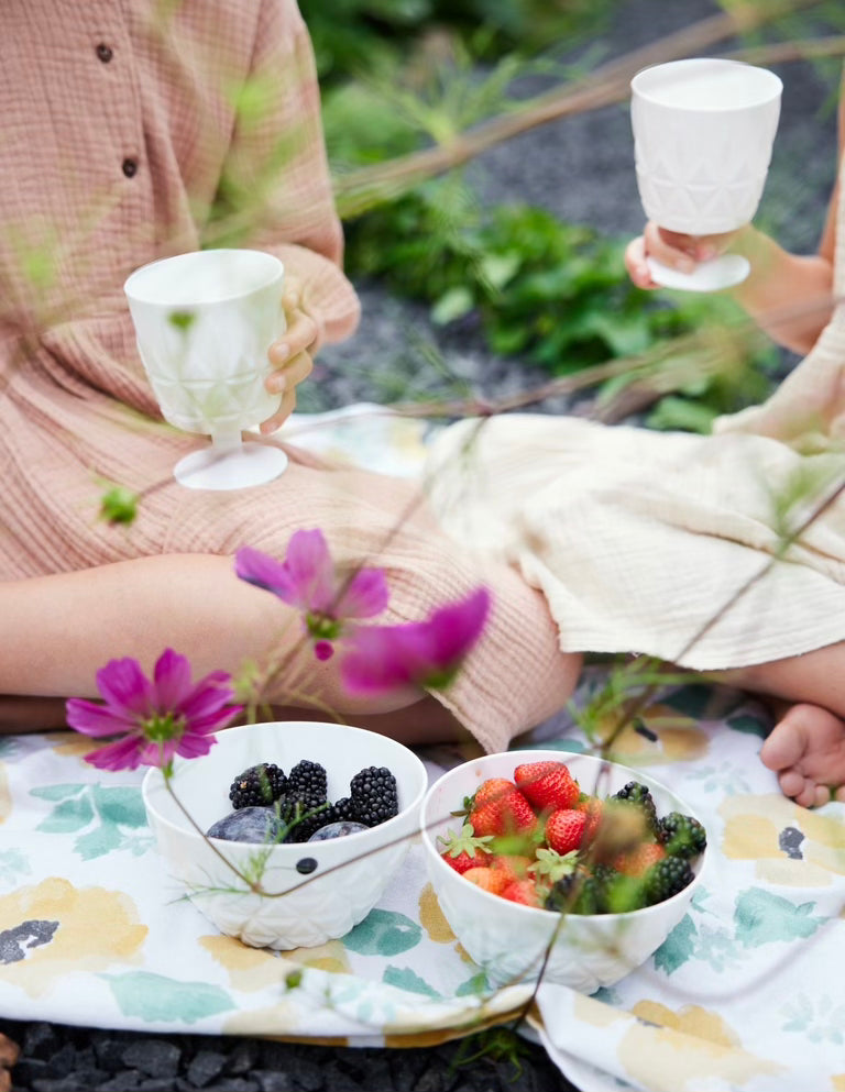 SAGAFORM picnic skål hvit