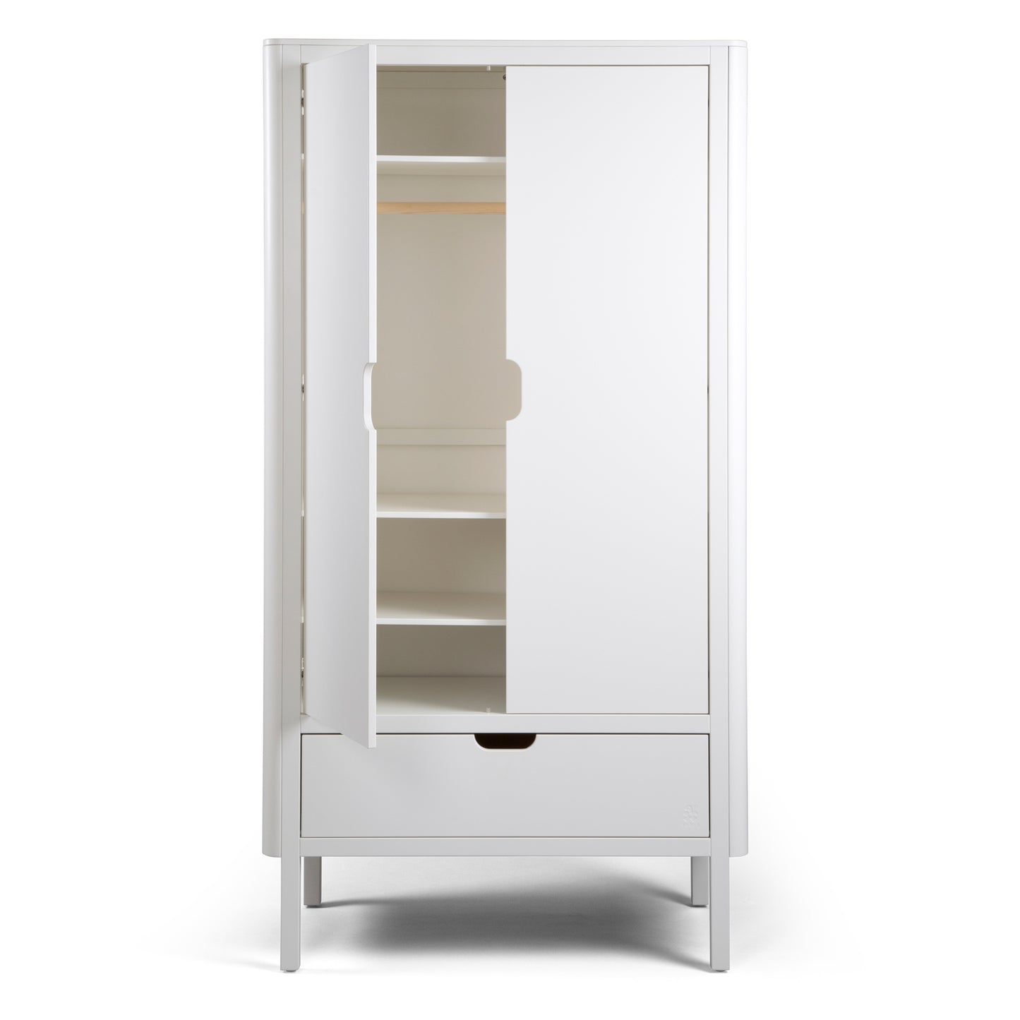 SEBRA Klesskap Double Door, Classic White