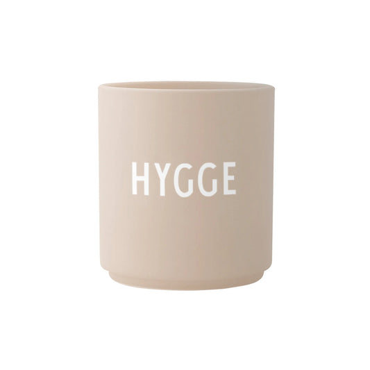 Lyserosa kopp uten håndtak fra Design Letters. Hygge.